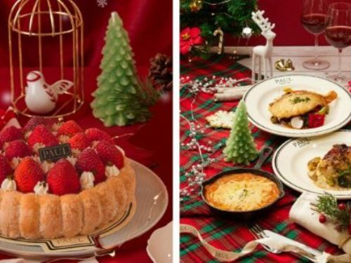 PAUL首推聖誕烤雞大餐與草莓系甜點，今年聖誕季就來個可鹹可甜的歡樂派對吧！