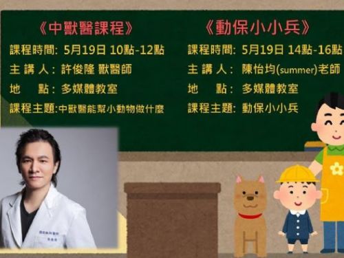 動保小小兵課程：探索中獸醫的神奇世界！