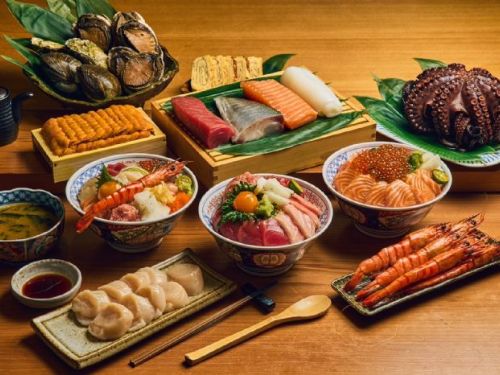 初魚集團嶄新品牌「長浜魚屋」盛大開幕！在台北信義區享受豪華海鮮丼飯的日式摩登屋台空間