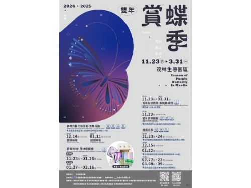 紫斑蝶大軍南下群舞｜茂林雙年賞蝶季帶您探索自然奇觀