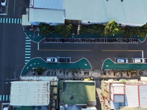 打造安心步行新體驗！大昌一路302巷增設「停車帶保護型標線人行道」為行人權益加分