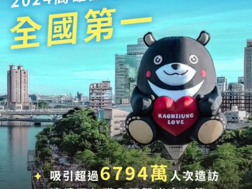 高雄再度稱霸台灣觀光市場，成為國際旅遊熱點！