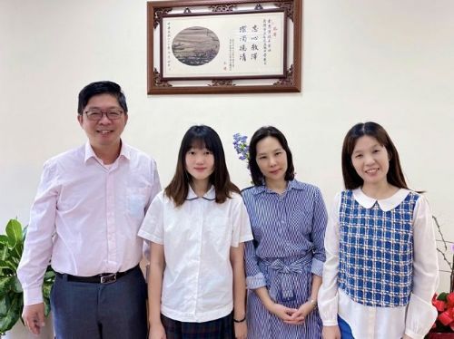 仁武高中新住民學子吳佳蓉 大學特殊選才錄取國立大學三學系