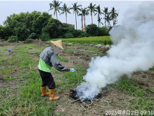 愛護環境從拒絕露天燃燒開始，屏東環保局運用科技全日監控