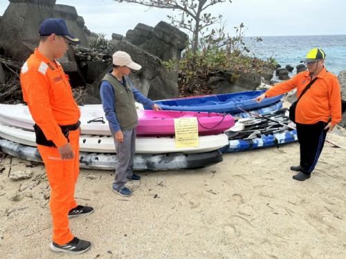 鵬管處持續不間斷辦理琉球水域活動聯合稽查