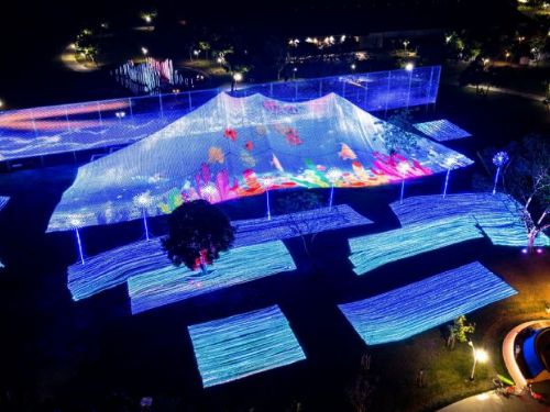 2026屏東燈節正式點燈，主燈秀「山之光」震撼全場