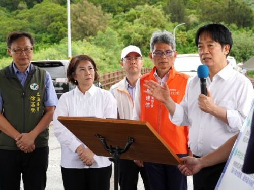 總統南下屏東視察治水工程｜攜手守護恆春，共建防災韌性城市