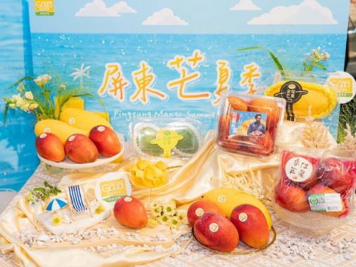 「屏東芒夏季」登場，全臺家樂福同步開賣，屏東縣府攜手家樂福助攻行銷，5月愛文芒果出貨量達50噸