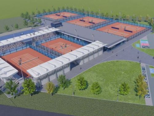 屏東縣網球中心動土典禮，將作116年全國運動會比賽場地