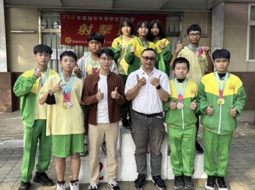 瑞豐國中市中運射擊奪3金 7名隊員獲選代表參賽全中運