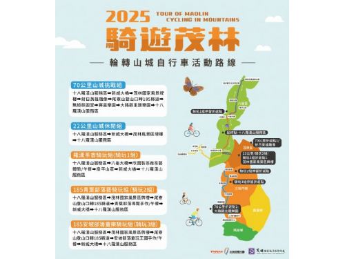 2025茂林秋日單車盛會　追風、賞蝶、遊山城一次滿足！