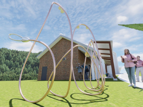 牽起希望的線條！瑞芳動物之家公共藝術《心繫同遊》為毛寶貝點亮回家之路