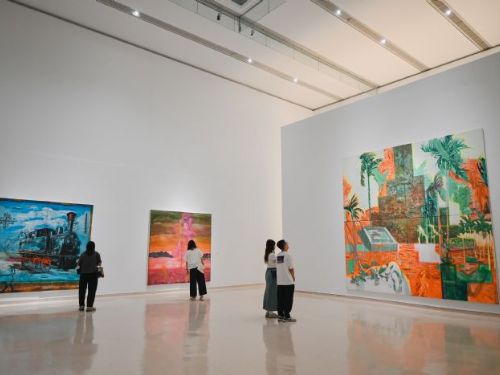 高美館新展《園區──2025張新丕個展》感知南方熱帶的色彩呼吸 高美館新展《園區──2025張新丕個展》感知南方熱帶的色彩呼吸