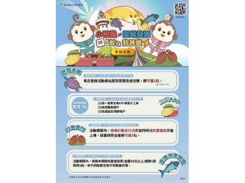 小稅猴帶你雲端發票趣味挑戰賽 6/26開跑，快來一起玩轉租稅知識！