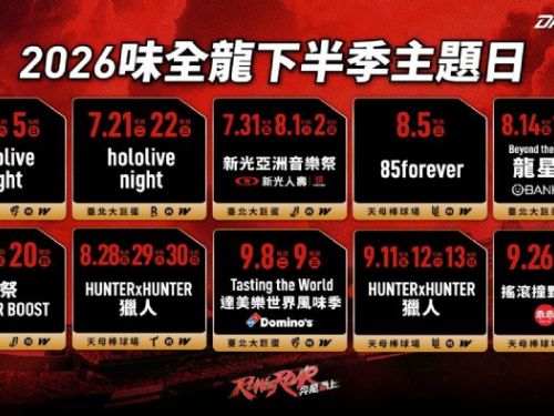 味全龍公布下半季主題日活動，超人氣IP聯名、大巨蛋音樂盛典接力引爆