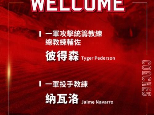 味全龍2026年教練團陣容發布，延攬外籍教練加入，強化整體球隊戰力及農場養成體系