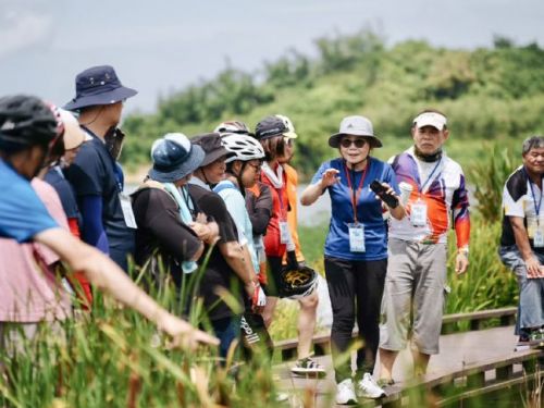 高雄乘風而騎首場前進仁武、大社，單車慢遊觀音湖生態新景點