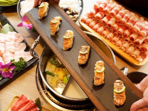 「涮樂和牛」夏季感恩祭開跑! 鮭魚x和牛x天使紅蝦免費吃到飽， 羅東店獨家升級潮酒牆無限嗨