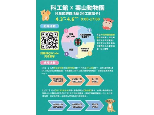 恐龍出沒 4天限定，科工館兒童節「恐龍童樂大冒險」登場