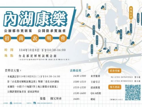 北市「海砂屋575專案」首案再啟動，內湖康樂街公辦都更加碼招商誘因