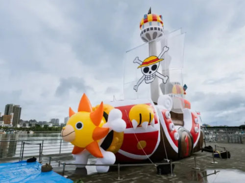 海賊迷必衝！ 12米千陽號陸上氣球在台南
