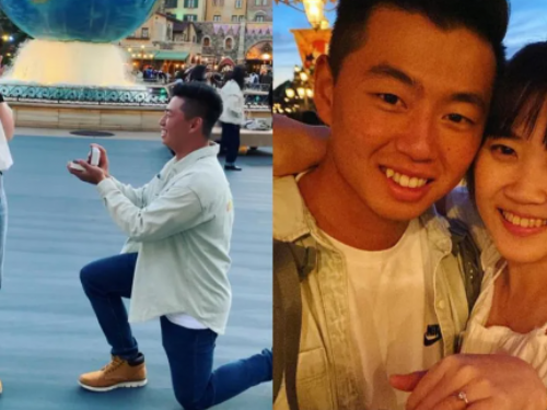 鄭宗哲求婚成功！單膝下跪「女友感動摀臉」