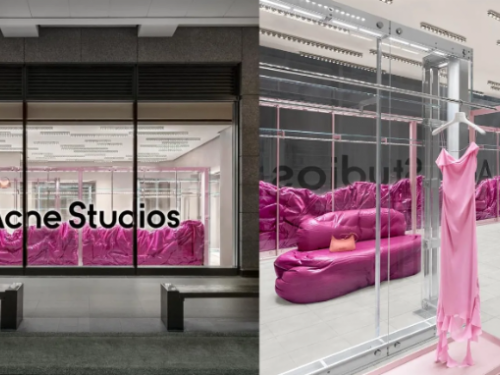Acne Studios 台灣首店正式開幕！以金屬粉為主調，搭配一貫極簡陳列致敬品牌精神