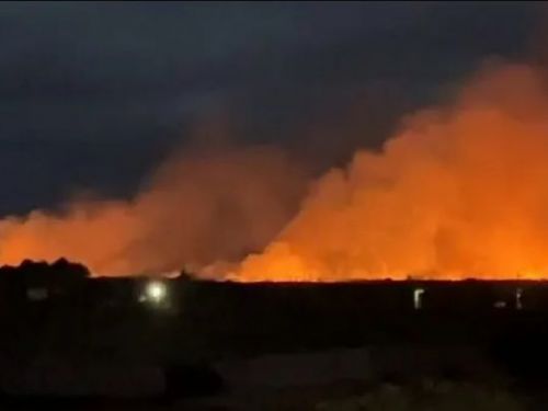 台東知本溼地發生大火  十公里處即可見熊熊大火及濃密黑煙