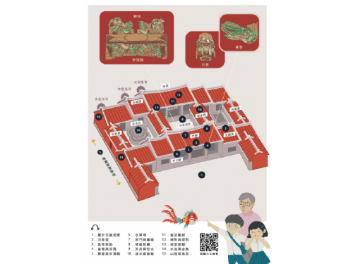 邱姓河南堂忠實第推出語音導覽 探訪客家建築之美