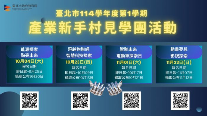 北市產業見學團再升級！四大新興領域陪伴青少年探索未來職涯