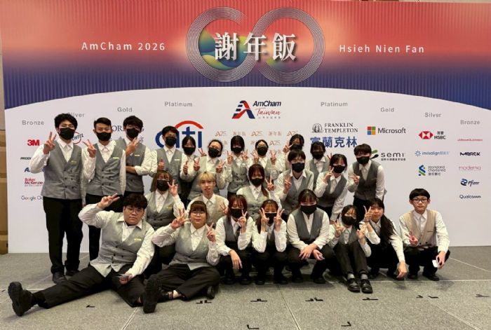 育達高中餐飲科登上國際級宴會舞台！美國商會謝年飯服務亮眼，展現技職教育實戰力