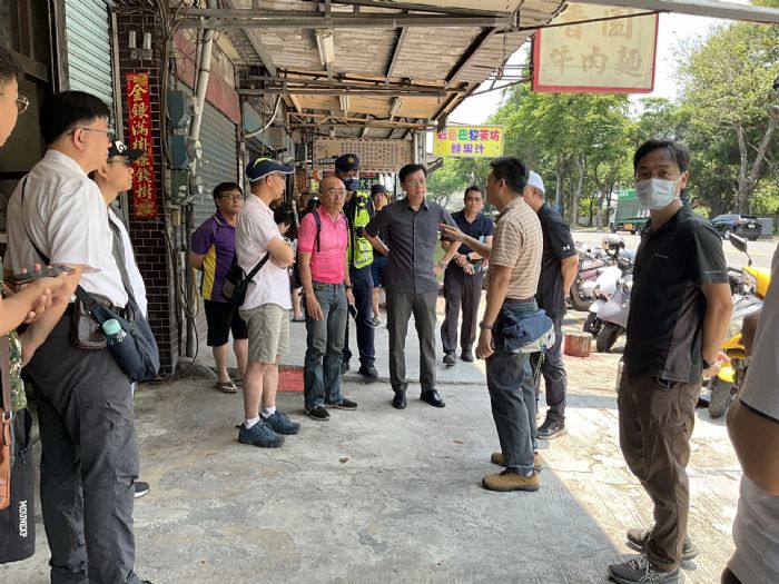 左營軍校路重大交通事故後續會勘，高市府推動道路改善與加強取締守護用路安全