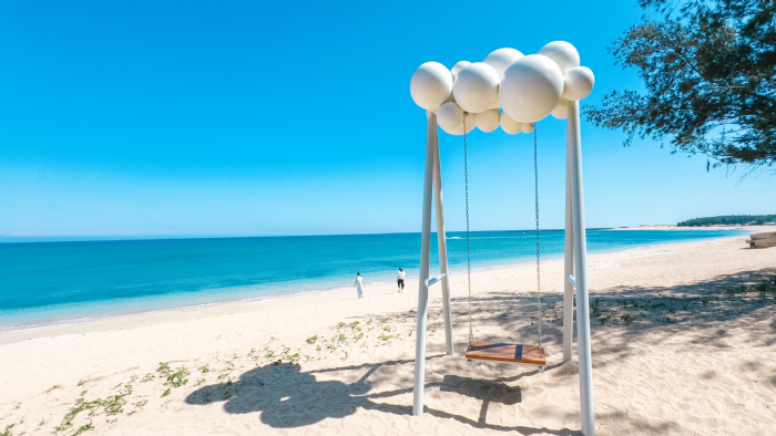 雲朵鞦韆太夢幻！澎湖林投公園全新打卡一日行